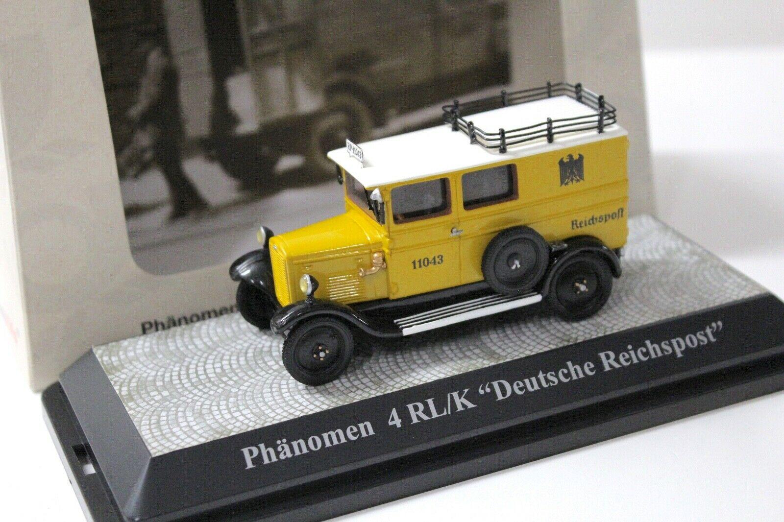1:43 Premium ClassiXXs Phänomen 4 RL/K "Deutsche Reichspost" yellow