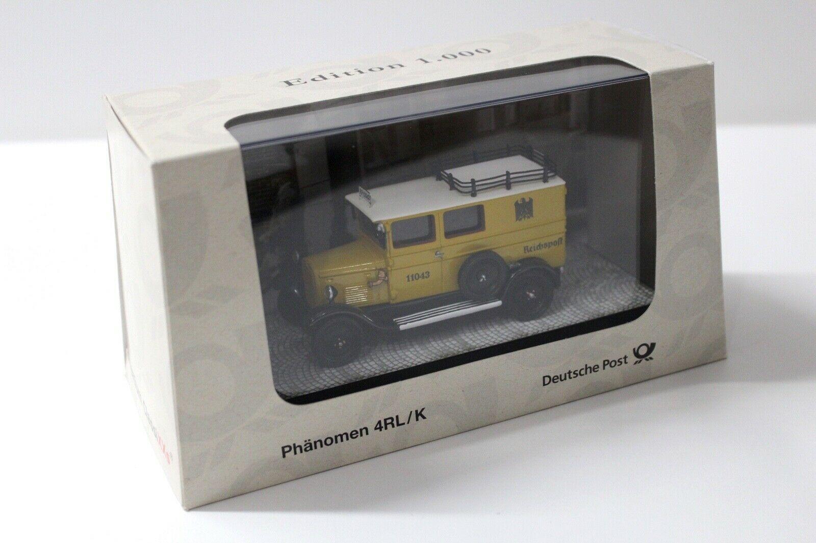 1:43 Premium ClassiXXs Phänomen 4 RL/K "Deutsche Reichspost" yellow