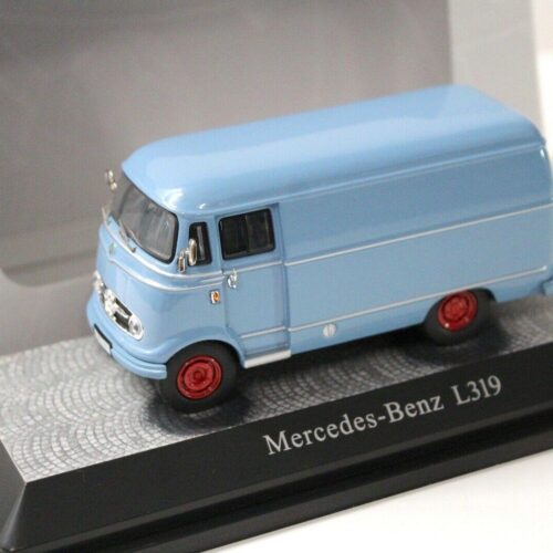 1:43 Premium ClassiXXs Mercedes L319 Van Kasten light blue