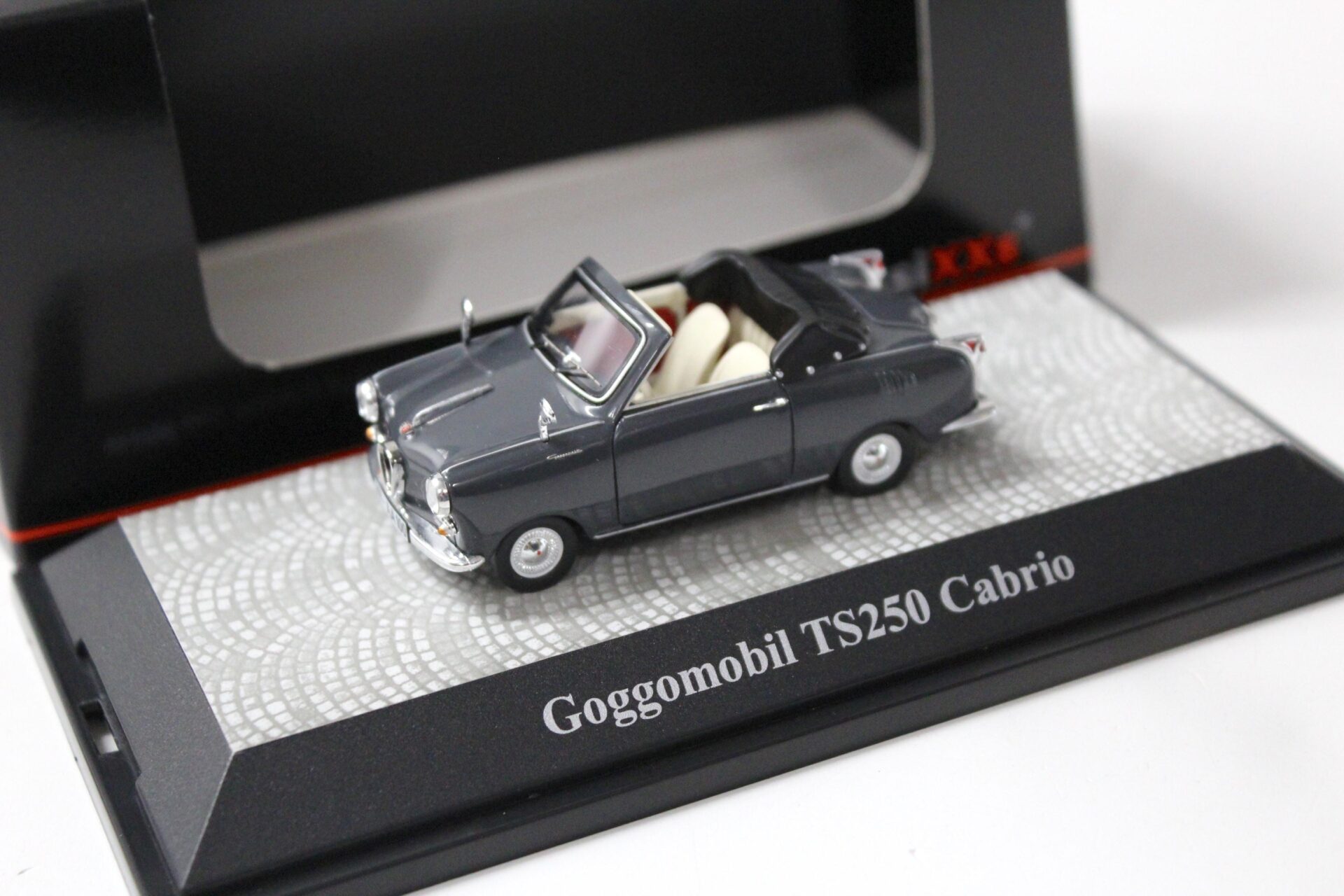 1:43 Premium ClassiXXs Goggomobil TS 250 Cabrio dark grey