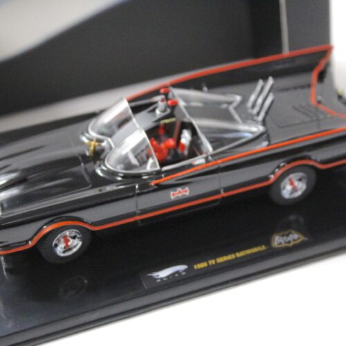 1:43 Hot Wheels Elite 1966 DC TV Series Batmobile BATMAN black
