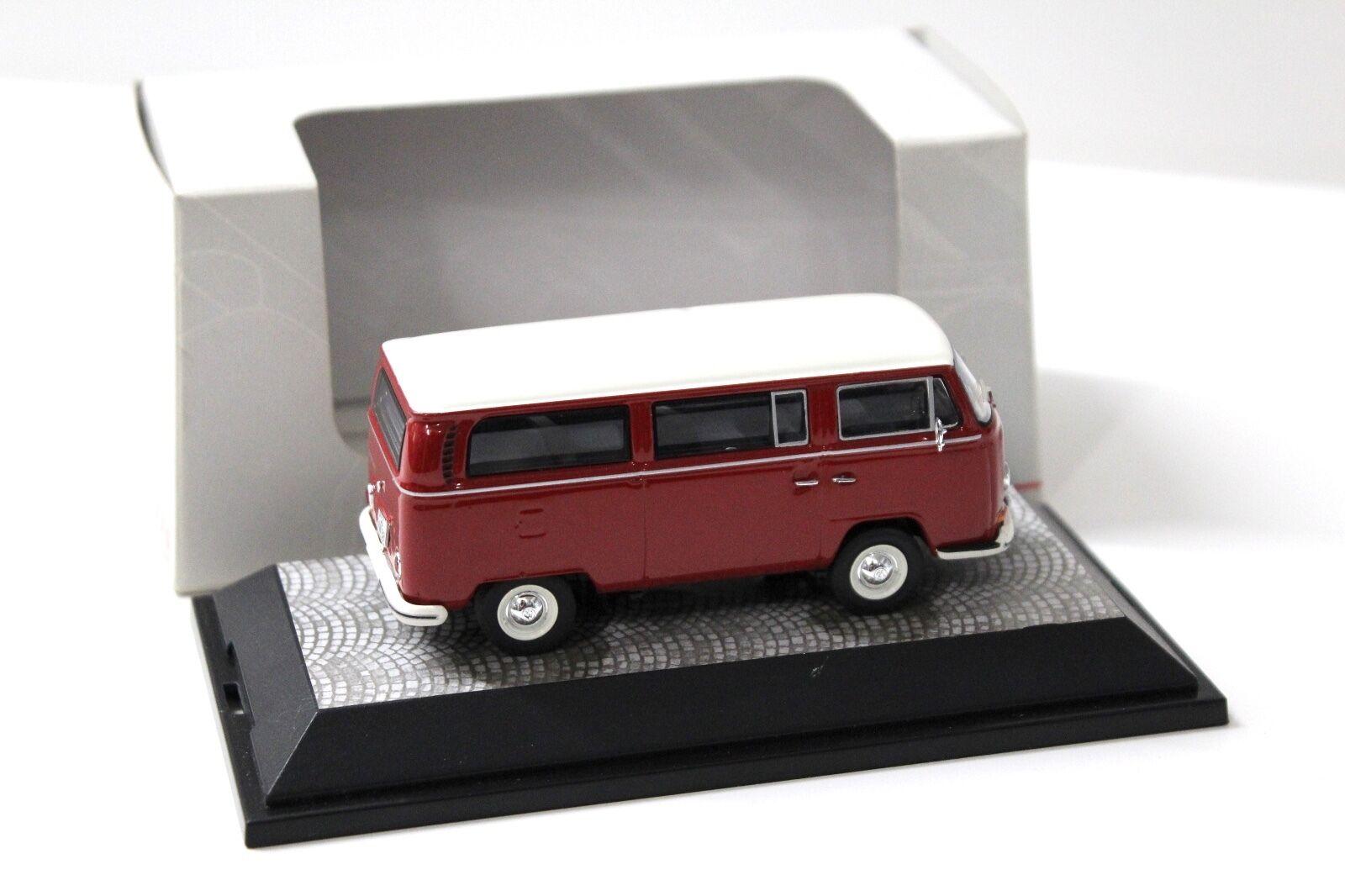 1:43 Premium ClassiXXs VW T2 Bus red/white