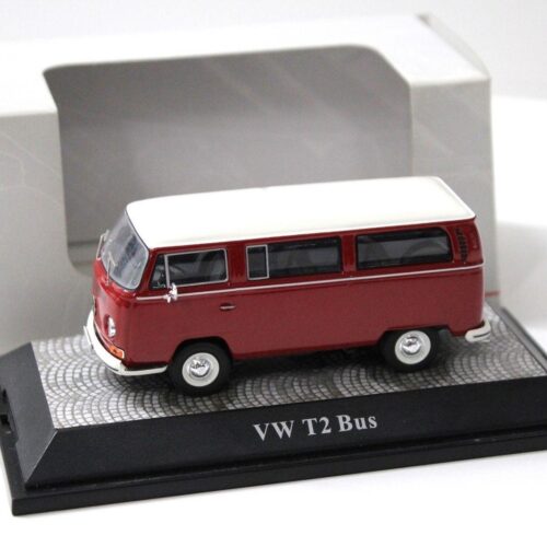1:43 Premium ClassiXXs VW T2 Bus red/white