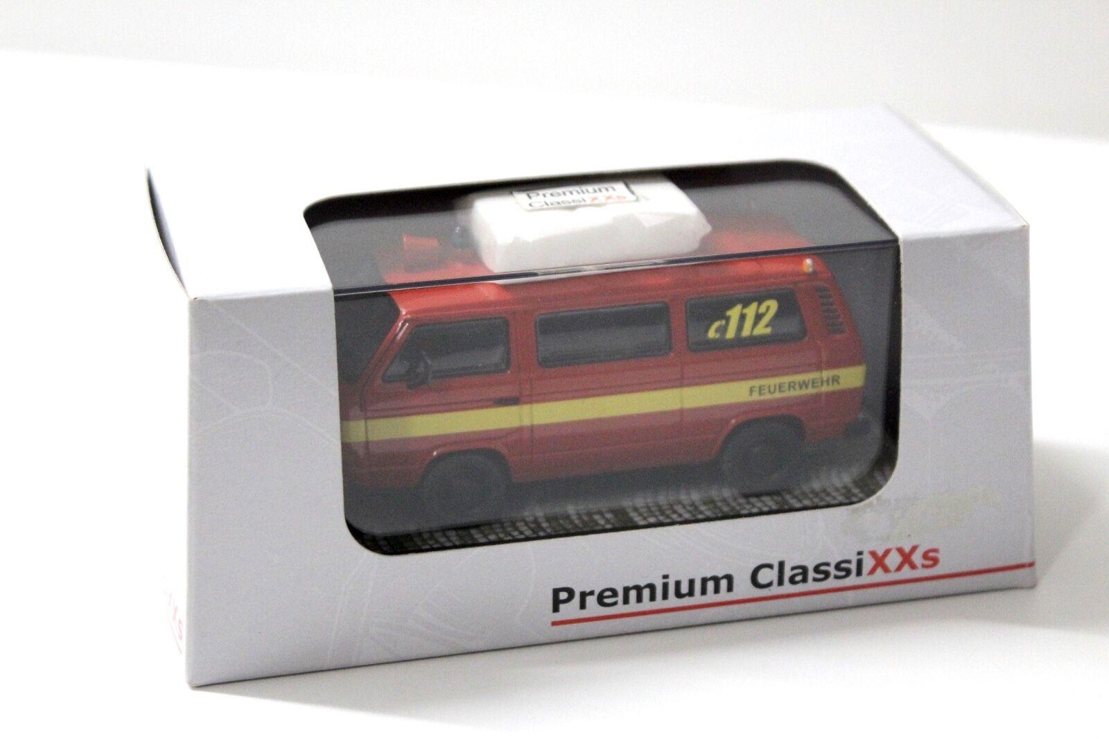1:43 Premium ClassiXXs VW T3a Bus Feuerwehr red