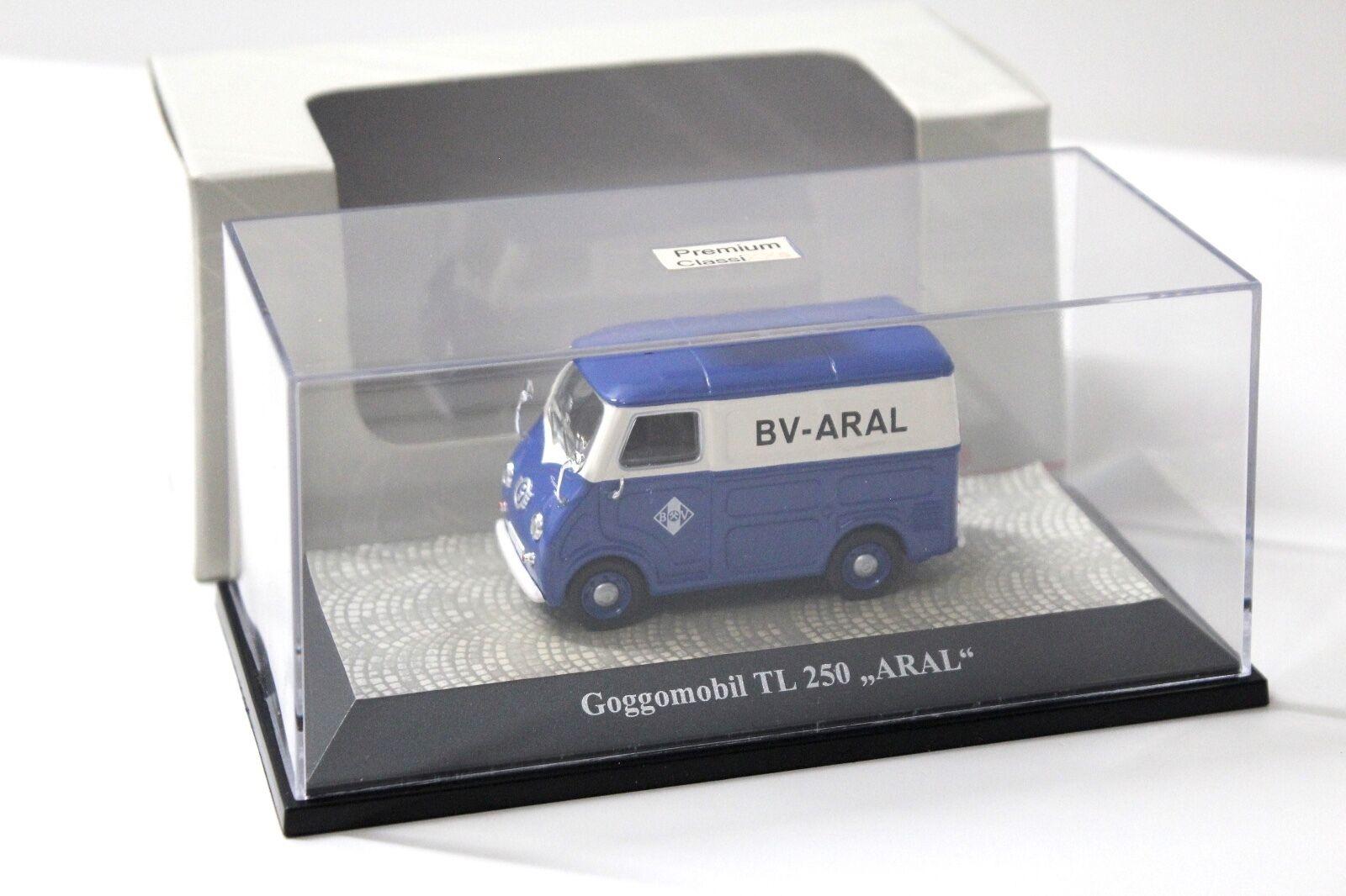 1:43 Premium ClassiXXs Goggomobil TL 250 "ARAL" blue