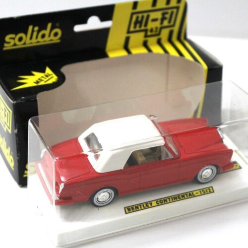 1:43 Solido Bentley Continental Cabriolet red/white
