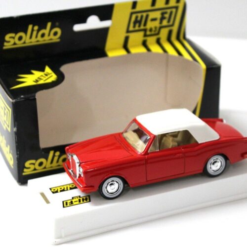 1:43 Solido Bentley Continental Cabriolet red/white