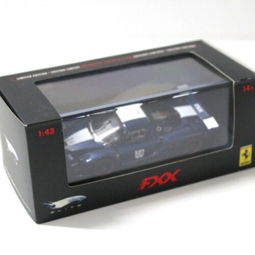 1:43 Hot Wheels Elite Ferrari FXX dark blue #24