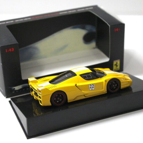 1:43 Hot Wheels Elite Ferrari FXX yellow #22