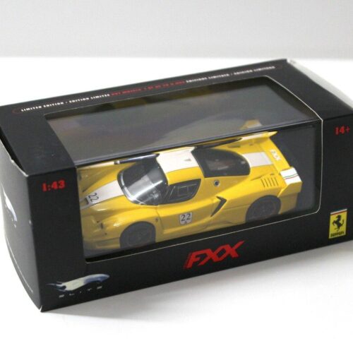 1:43 Hot Wheels Elite Ferrari FXX yellow #22