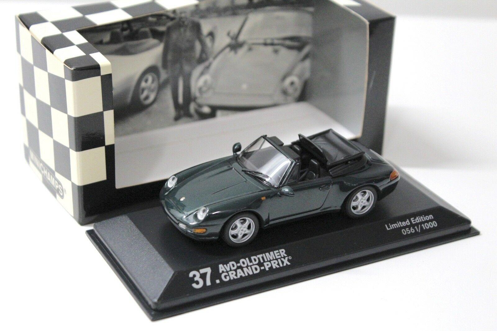 1:43 Minichamps Porsche 911 (993) Carrera Cabriolet green 37. AVD GP