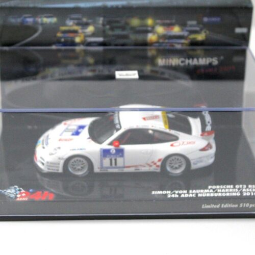 1:43 Minichamps Porsche 911 997 GT3 RS Asch 24h ADAC 2010 #11 - Image 2