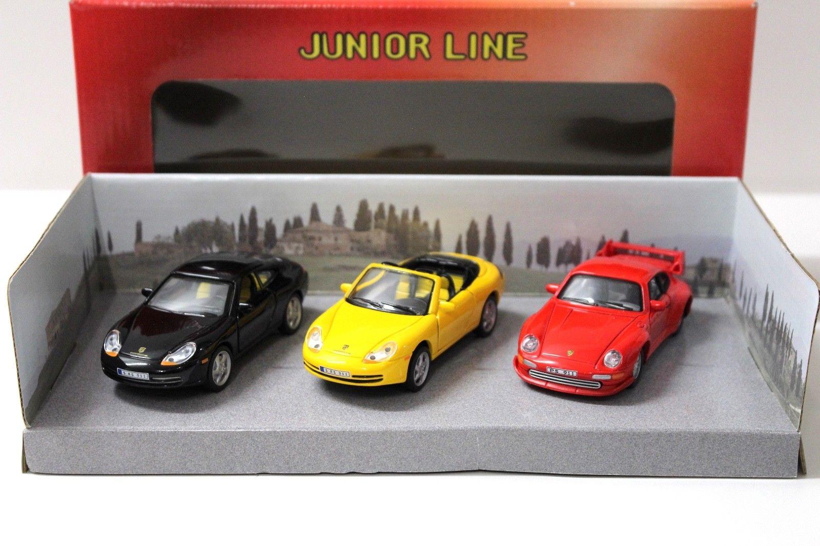 1:43 Schuco Junior Porsche 911 996/ 993 SET 3 pcs.