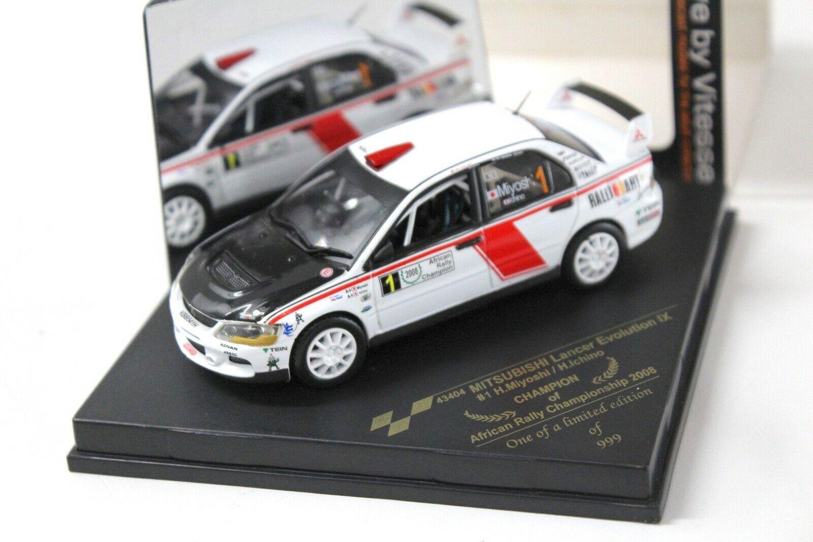 1:43 Vitesse Mitsubishi Lancer Evo IX Champion African GP white