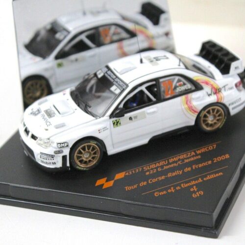 1:43 Vitesse Subaru Impreza WRC07 Tour de Corse France #22 white