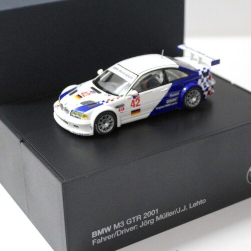 1:43 Minichamps BMW M3 GTR 2001 ALMS Müller/ Letho #42 DEALER VERSION