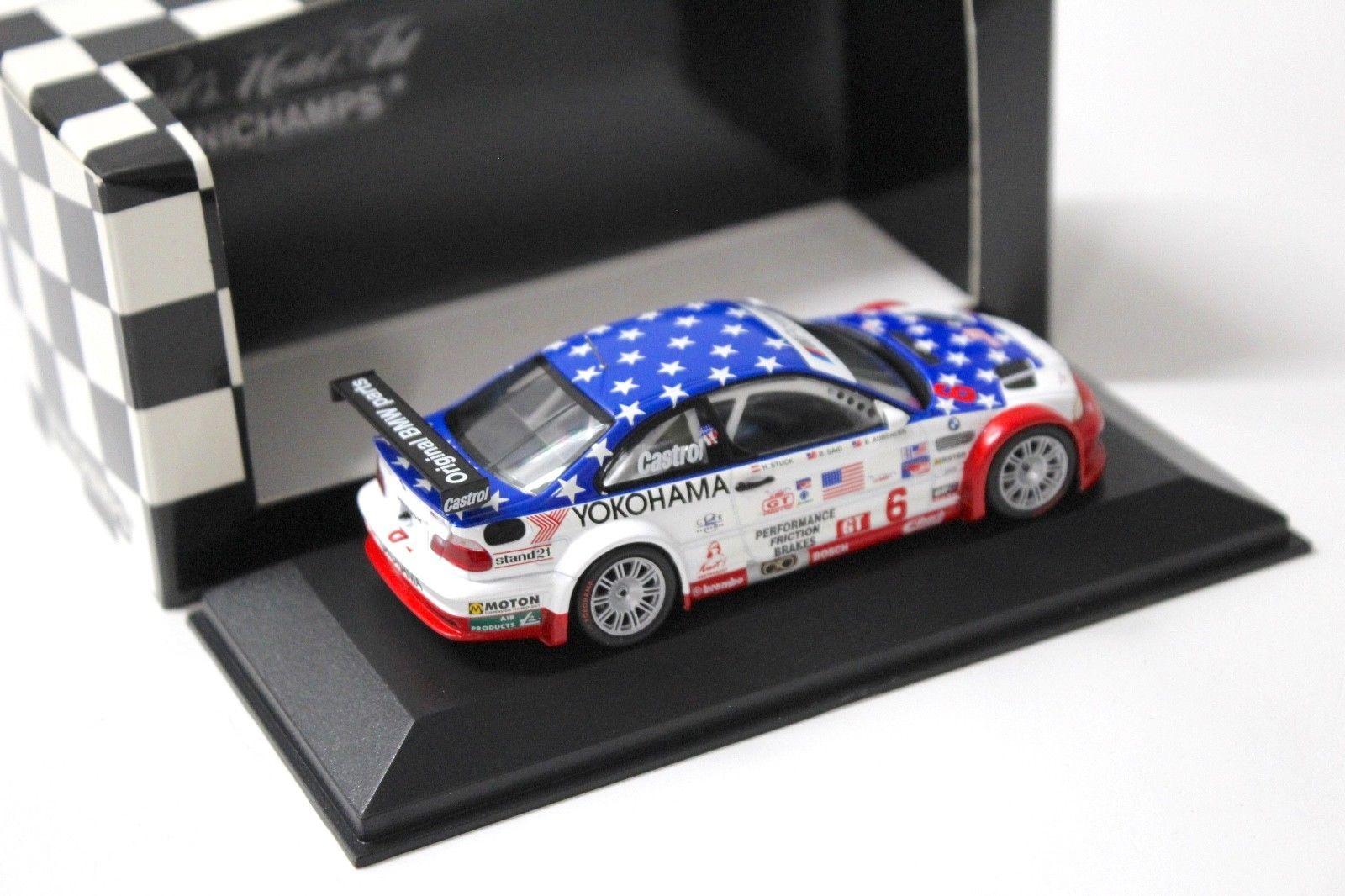 1:43 Minichamps BMW M3 GTR E46 ALMS 2001 Petit LM #6