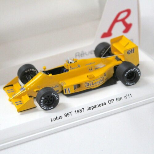 1:43 Spark Lotus 99T 1987 Japanese GP 6th #11 Nakajima
