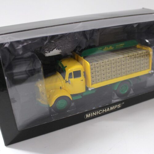 1:43 Minichamps Mercedes L3500 Getränkewagen LIBELLA yellow/ green