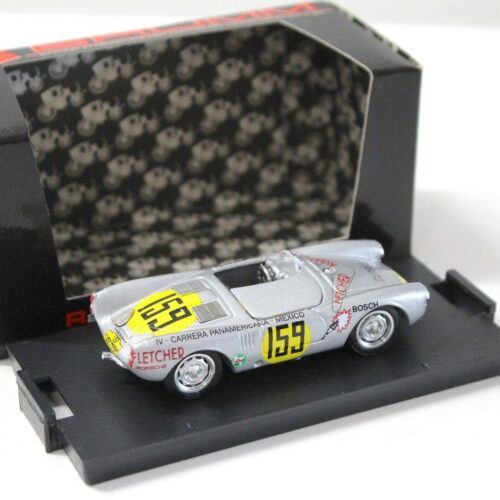 1:43 Brumm Porsche 550 RS Spyder Panamericana Mexico silver