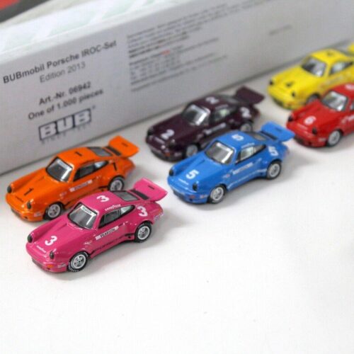 1:87 Bub mobil Porsche IROC SET Daytona USA 6x Porsche 911 3.0 RSR 1974