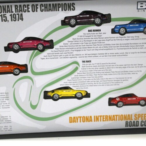 1:87 Bub mobil Porsche IROC SET Daytona USA 6x Porsche 911 3.0 RSR 1974