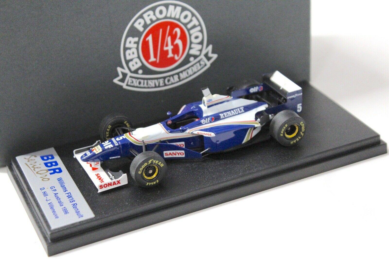 ID 48387 orig 1.jpg 1:43 BBR () F1 Williams Renault FW18 GP Australia 1996 Hill