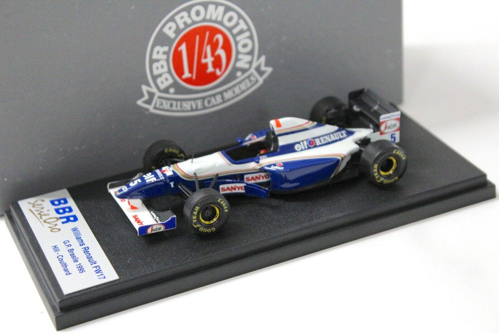 1:43 BBR () F1 Williams Renault FW17 GP Brazil 1995 Hill #5