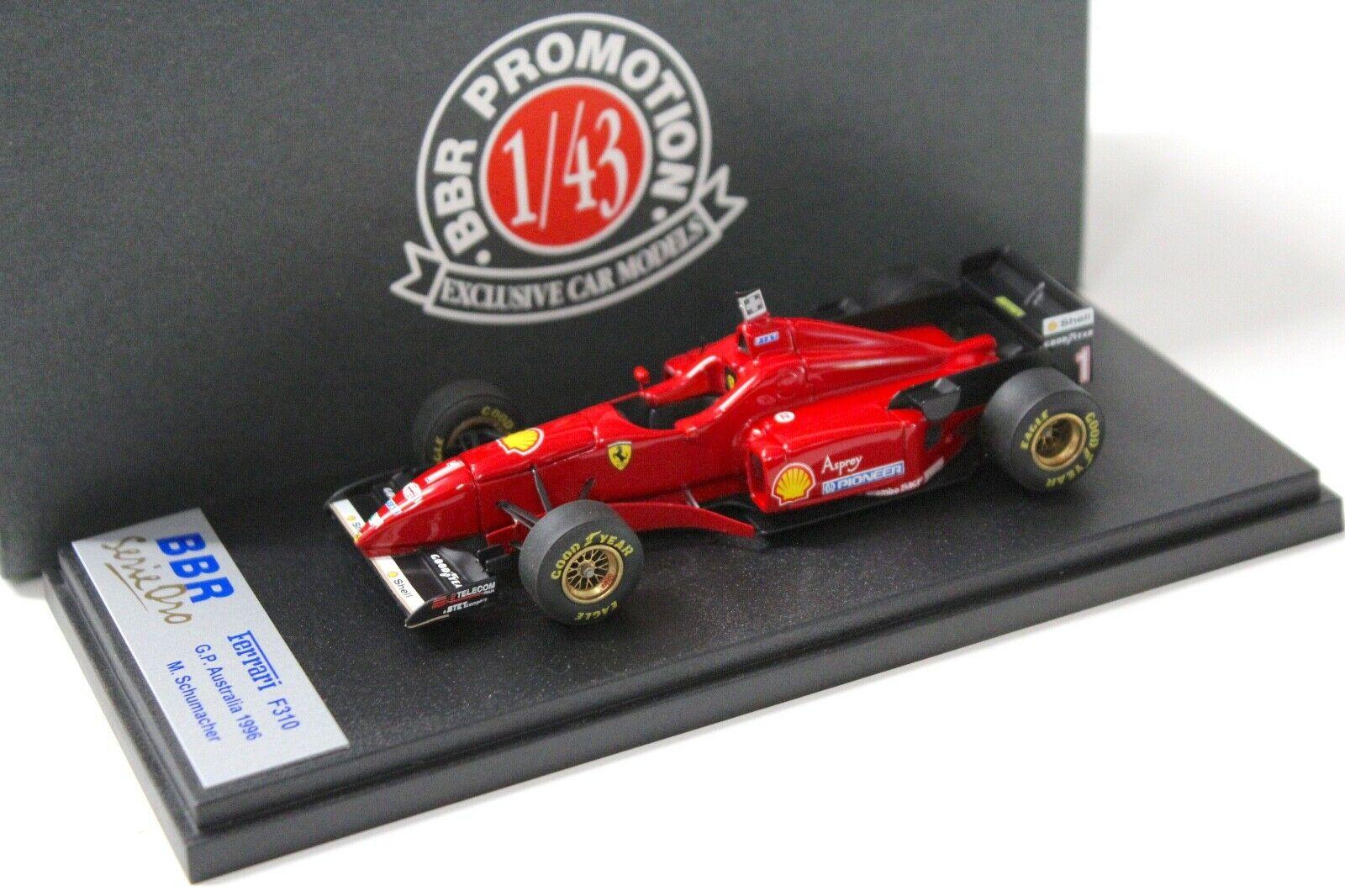 ID 48399 orig 1.jpg 1:43 BBR () F1 Ferrari F310 GP Australia 1996 M.Schumacher