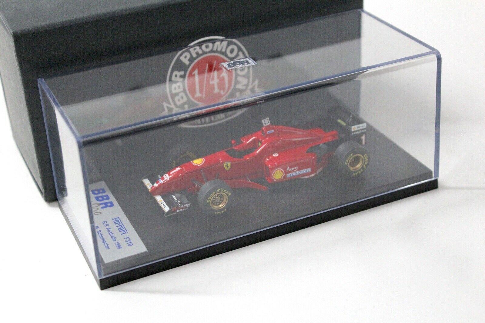 1:43 BBR () F1 Ferrari F310 GP Australia 1996 M.Schumacher
