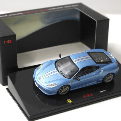 1:43 Hot Wheels Elite Ferrari F430 Scuderia blue