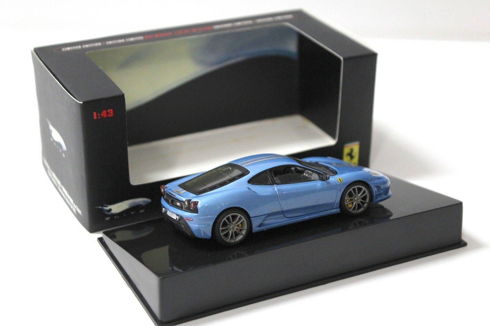 1:43 Hot Wheels Elite Ferrari F430 Scuderia blue