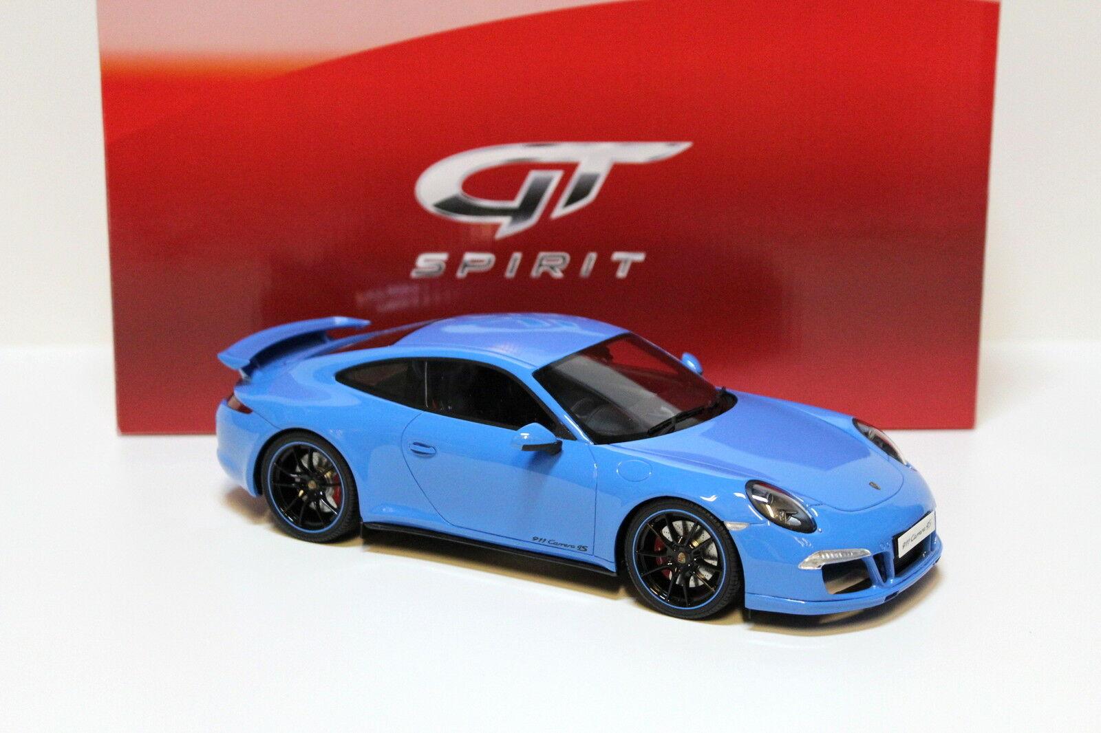 1:18 GT Spirit GT085 Porsche 911 (991) Carrera 4S Aero blue