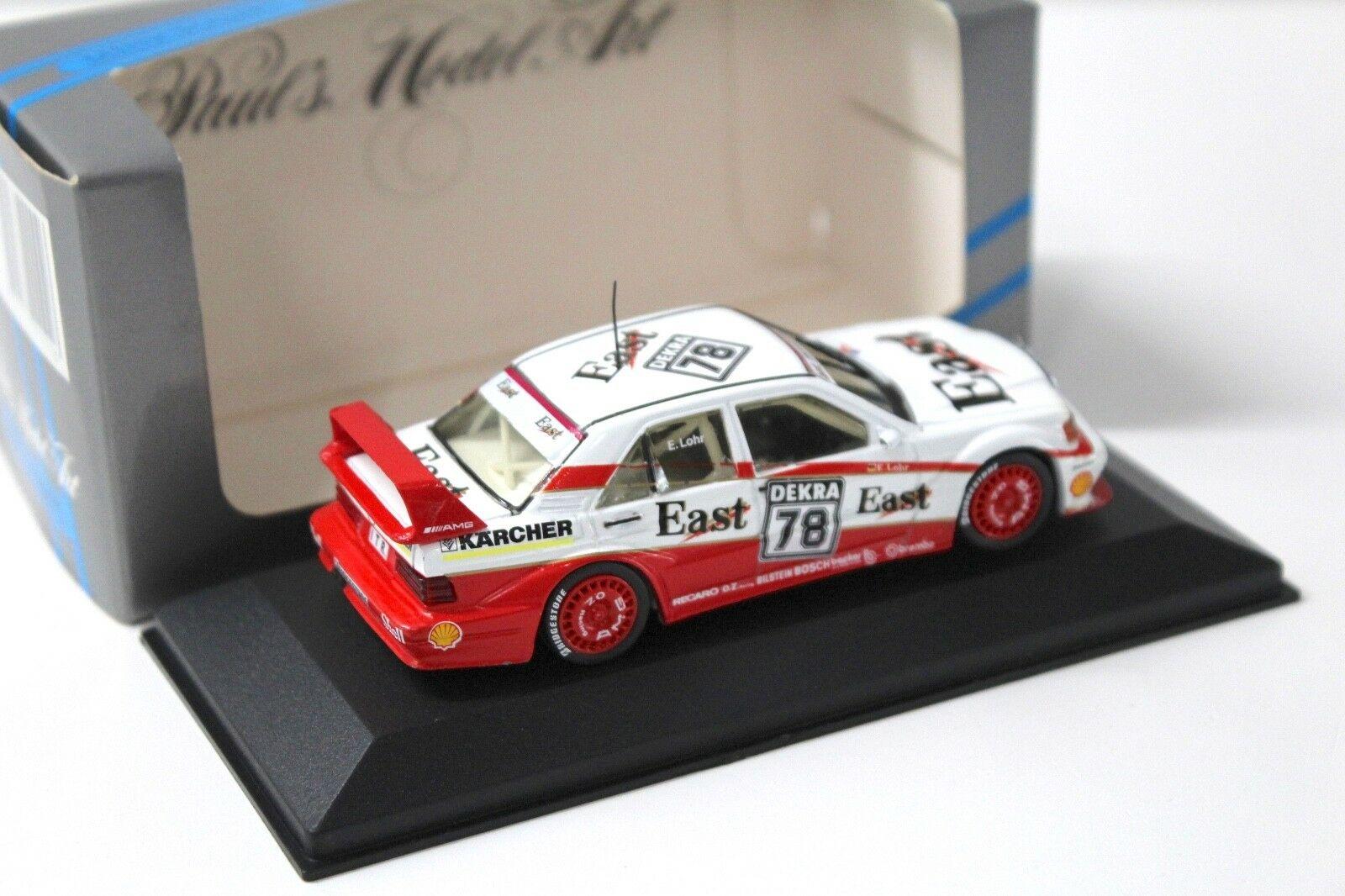 1:43 Minichamps Mercedes 190E Evo2 EAST Lohr #78
