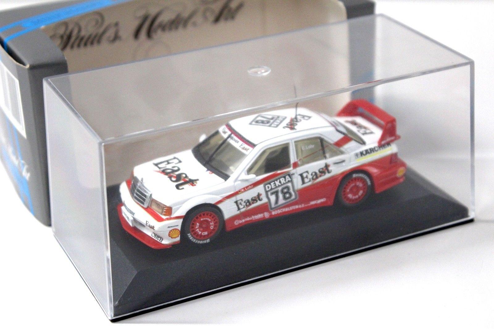 1:43 Minichamps Mercedes 190E Evo2 EAST Lohr #78