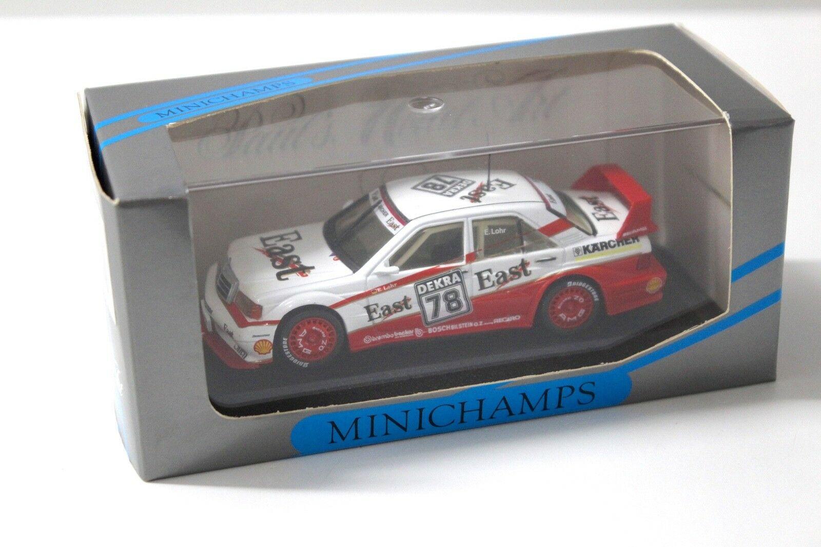 1:43 Minichamps Mercedes 190E Evo2 EAST Lohr #78