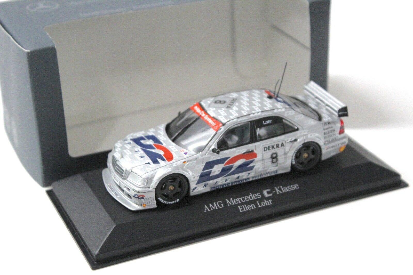 1:43 Minichamps AMG Mercedes C-Klasse DTM Ellen Lohr #8 D2 DEALER VERSION