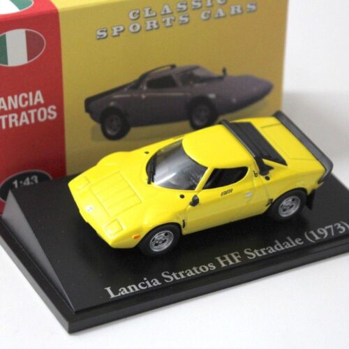 1:43 Atlas By Norev Lancia Stratos HF yellow Classic Sport Cars