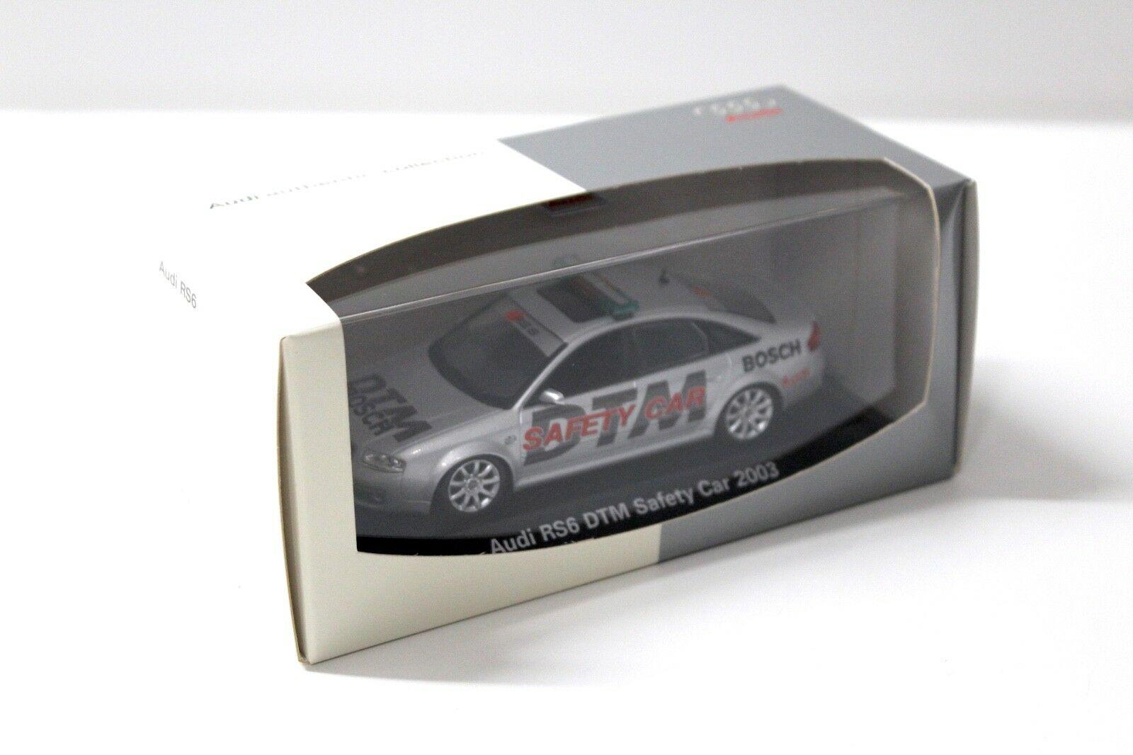 1:43 Minichamps Audi RS6 DTM Safety Car 2003 DEALER VERSION