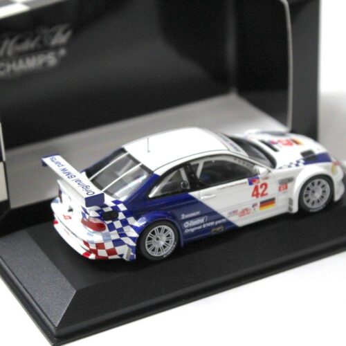 1:43 Minichamps BMW M3 GTR E46 ALMS Petit LM #42 Letho