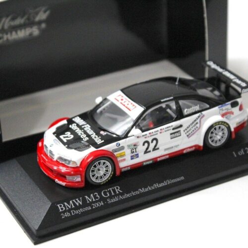 1:43 Minichamps BMW M3 GTR ALMS 24h Daytona 2004 Said #22