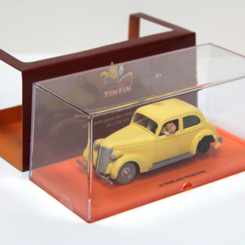 1:43 TINTIN Voiture Accidentee yellow "Tim und Struppi"