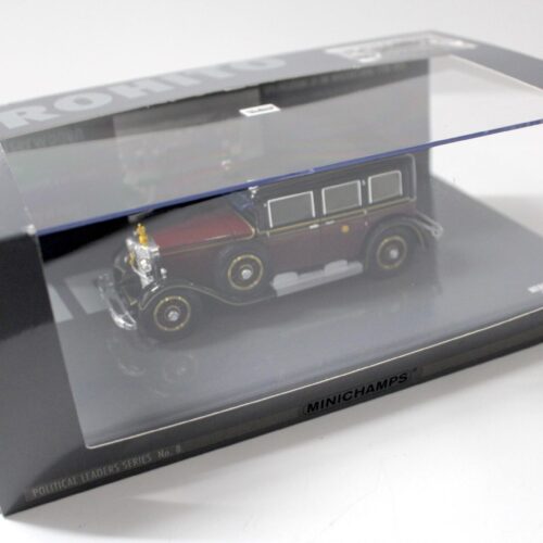 1:43 Minichamps Mercedes 770K Emperor Hirohito 1935 dark red/ black