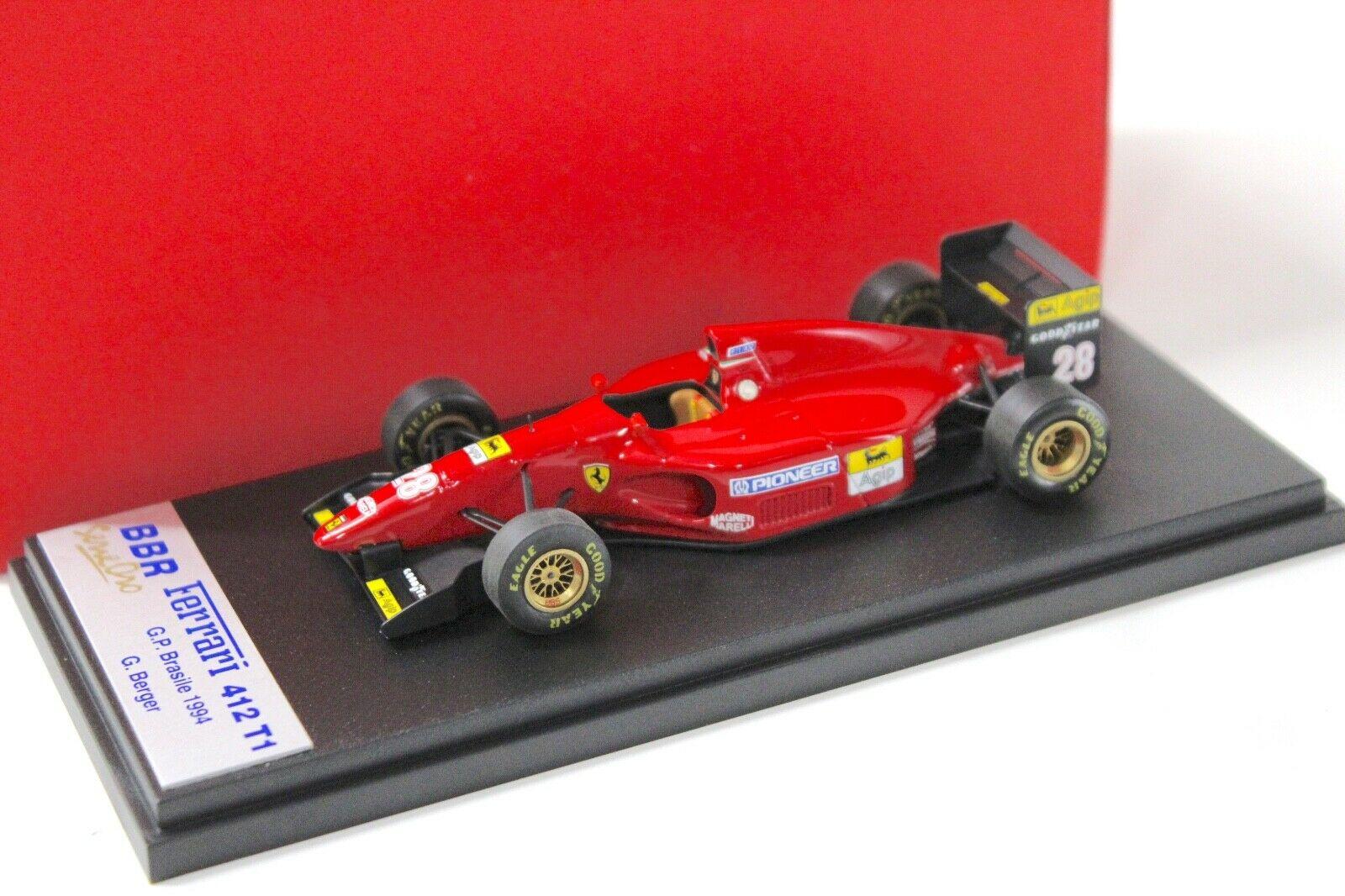 1:43 BBR () F1 Ferrari 412 T1 GP Brasile 1994 Berger #28
