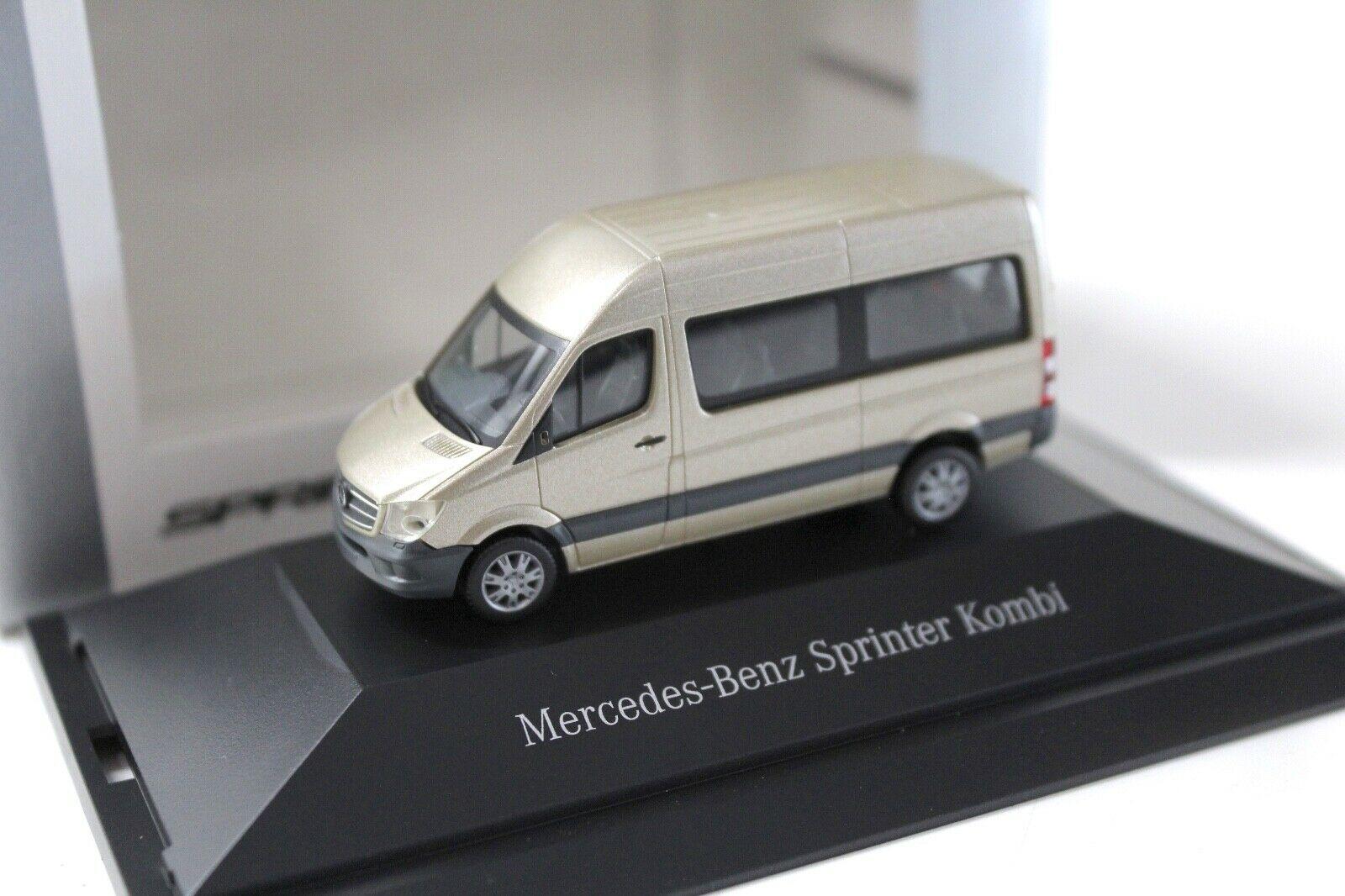 1:87 Herpa Mercedes Sprinter Kombi beige DEALER VERSION