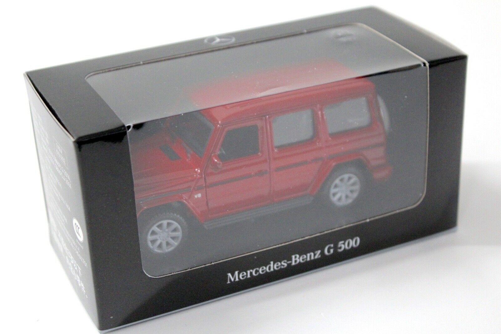 1:43 Maisto Mercedes G500 W463 Pullback red DEALER VERSION