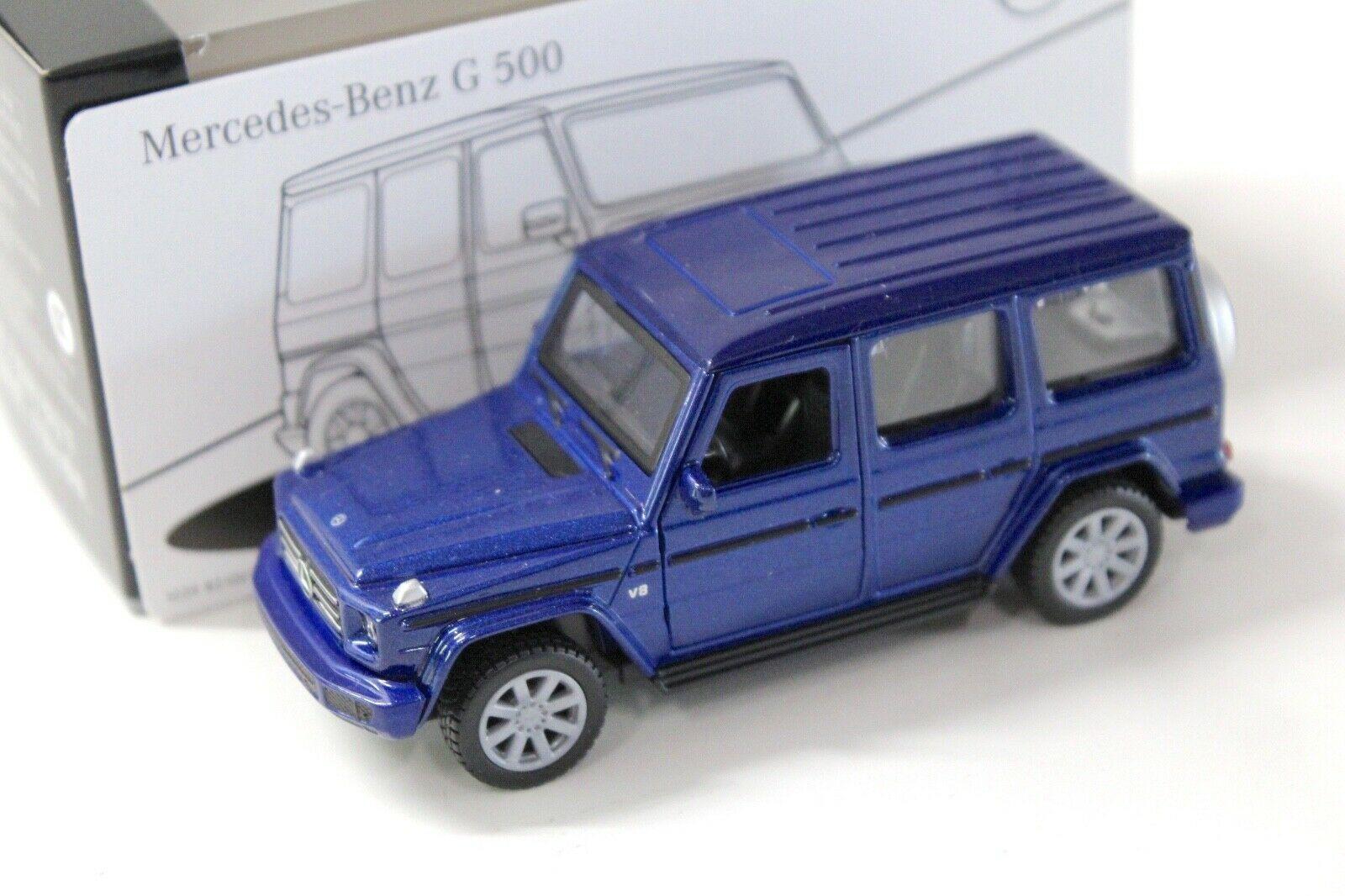 ID 48876 orig.jpg 1:43 Maisto Mercedes G500 W463 Pullback blue DEALER VERSION