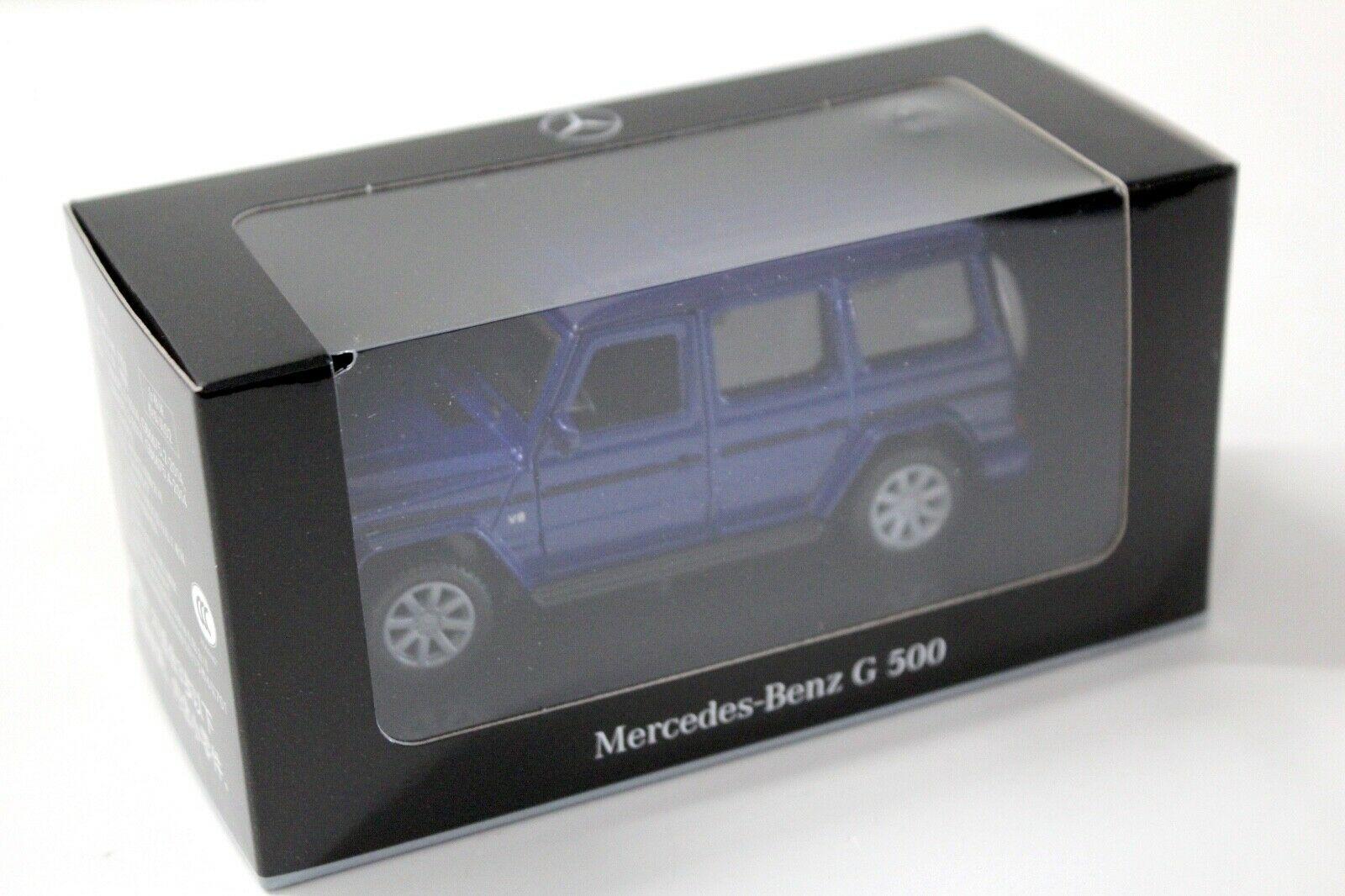 1:43 Maisto Mercedes G500 W463 Pullback blue DEALER VERSION