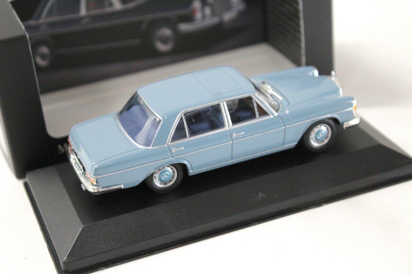 1:43 Premium Collectibles Mercedes 300 SEL 6.3 blue DEALER VERSION