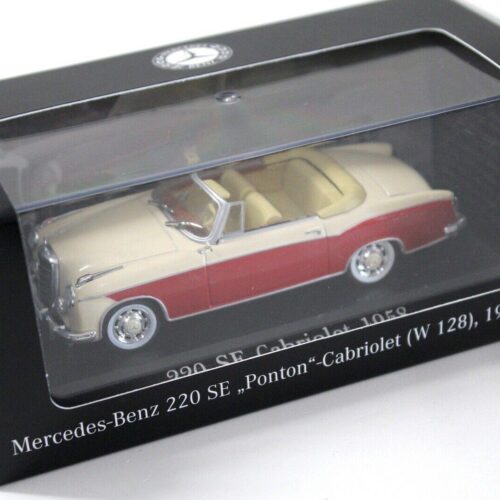 1:43 Premium Collectibles Mercedes 220SE Cabrio beige DEALER VERSION